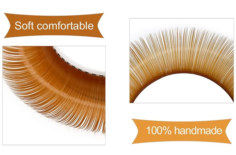brown colored lashes